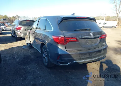 2018 Acura Mdx z USA, uszkodzony, nr VIN 5J8YD4H38JL007938
